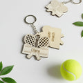 Porte-clés Tennis , cadeau personnalisé