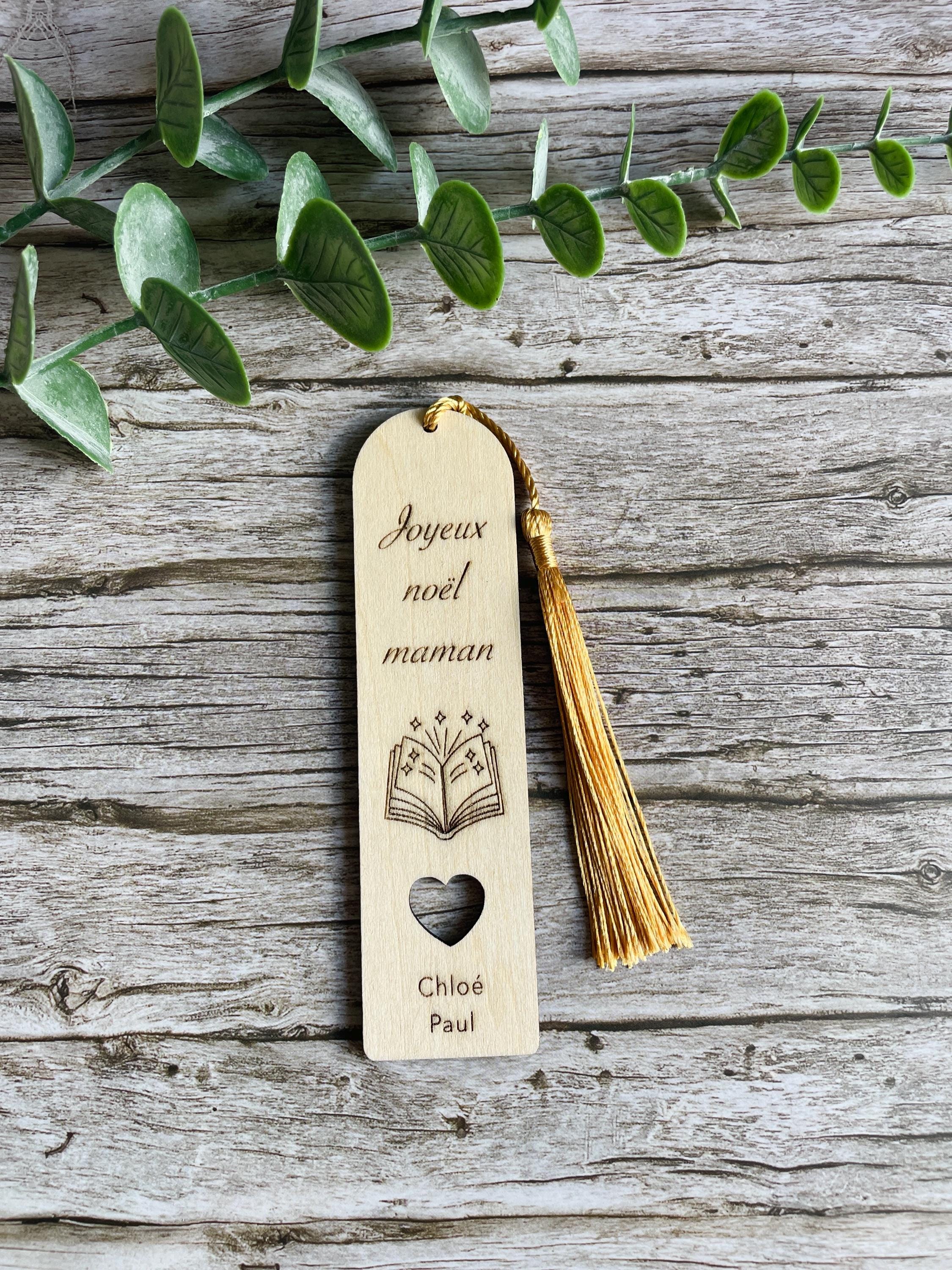 Marque page personnalisée, cadeau maman,mamie,marraine,maîtresse,nounou,atsem…
