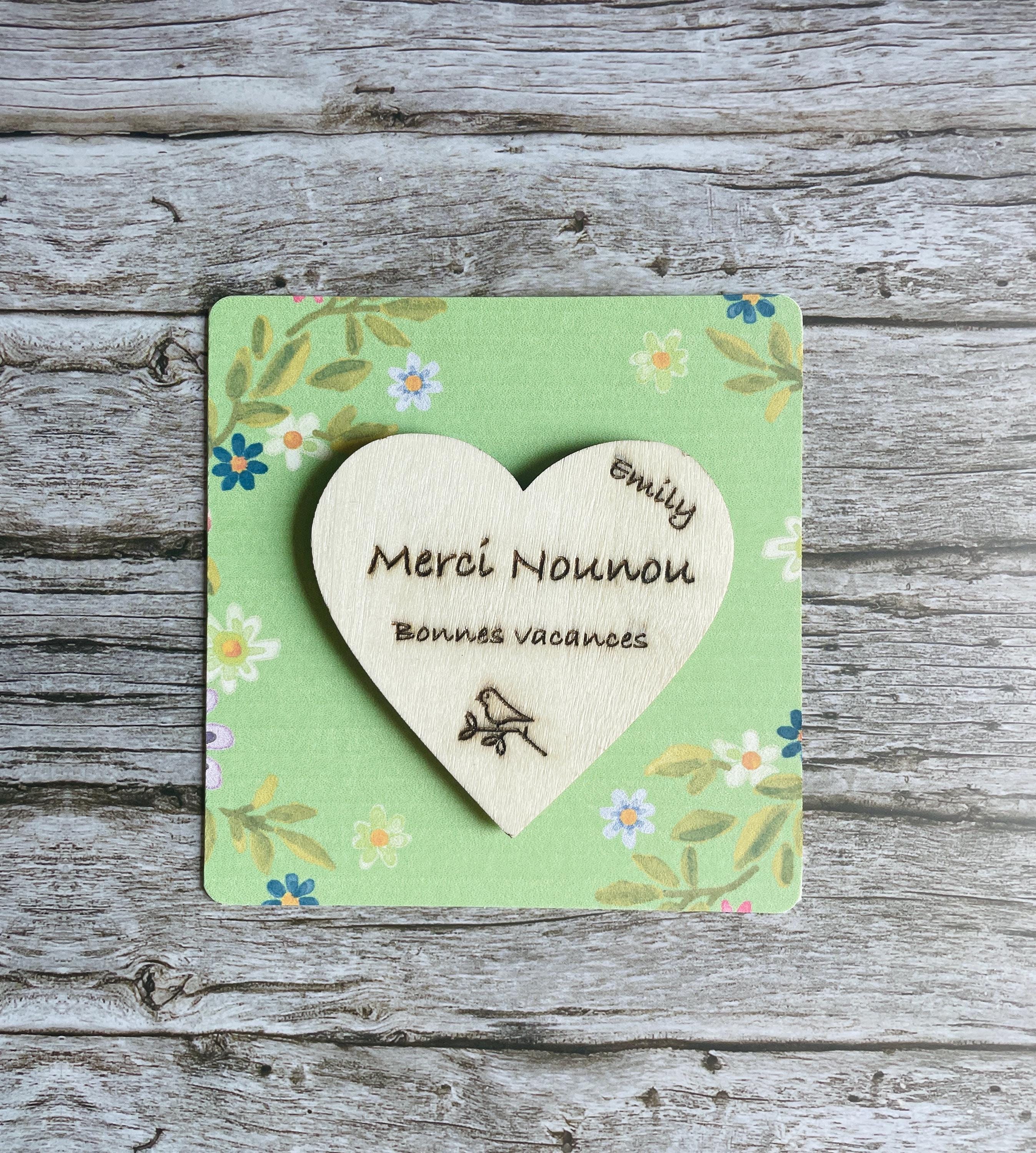 Magnet en bois personnalisé, aimants de réfrigérateur