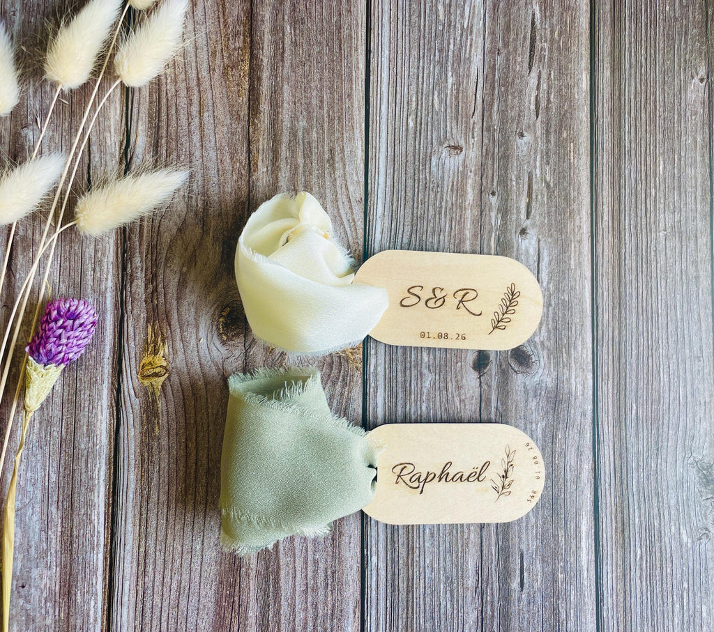 Étiquettes/Marque places en bois personnalisée,décoration mariage,baptême,anniversaire