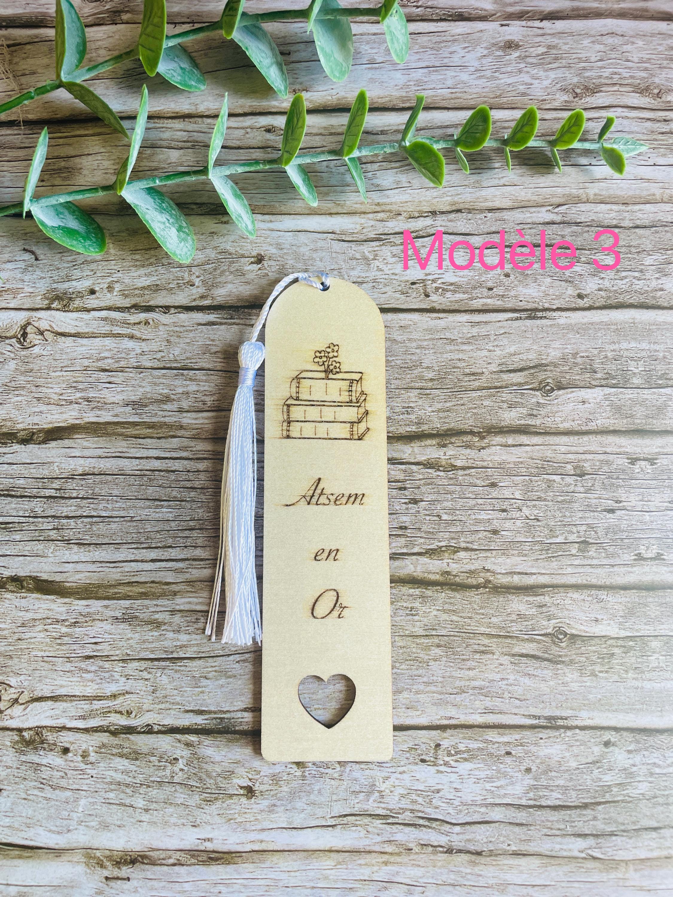Marque page personnalisée, cadeau maman,mamie,marraine,maîtresse,nounou,atsem…