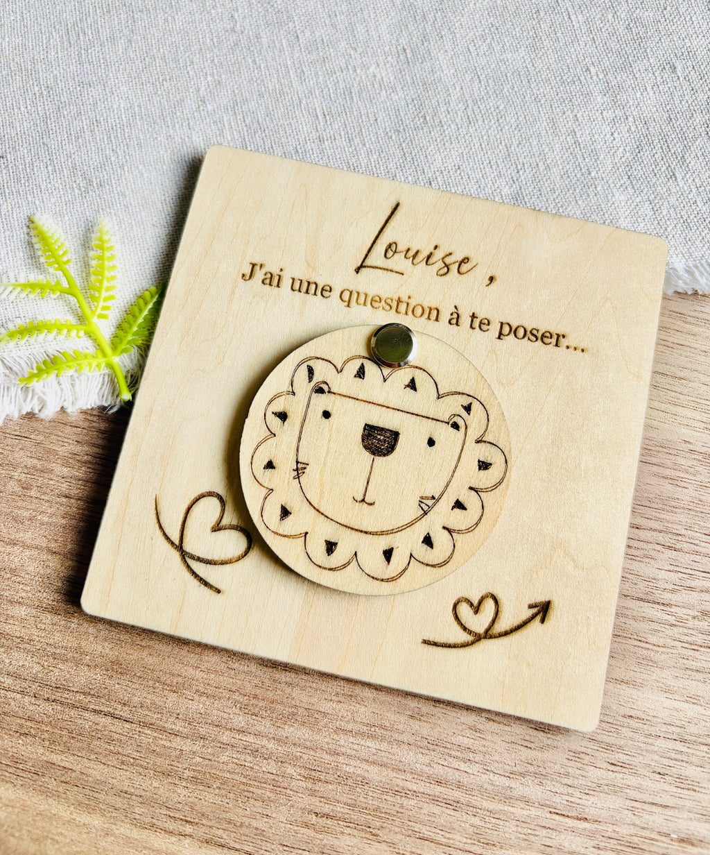 Cadeau demande parrain marraine