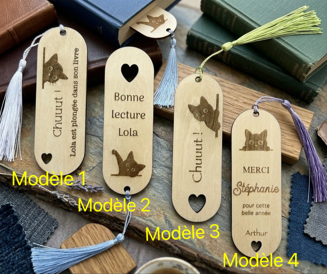 Marque page Chat