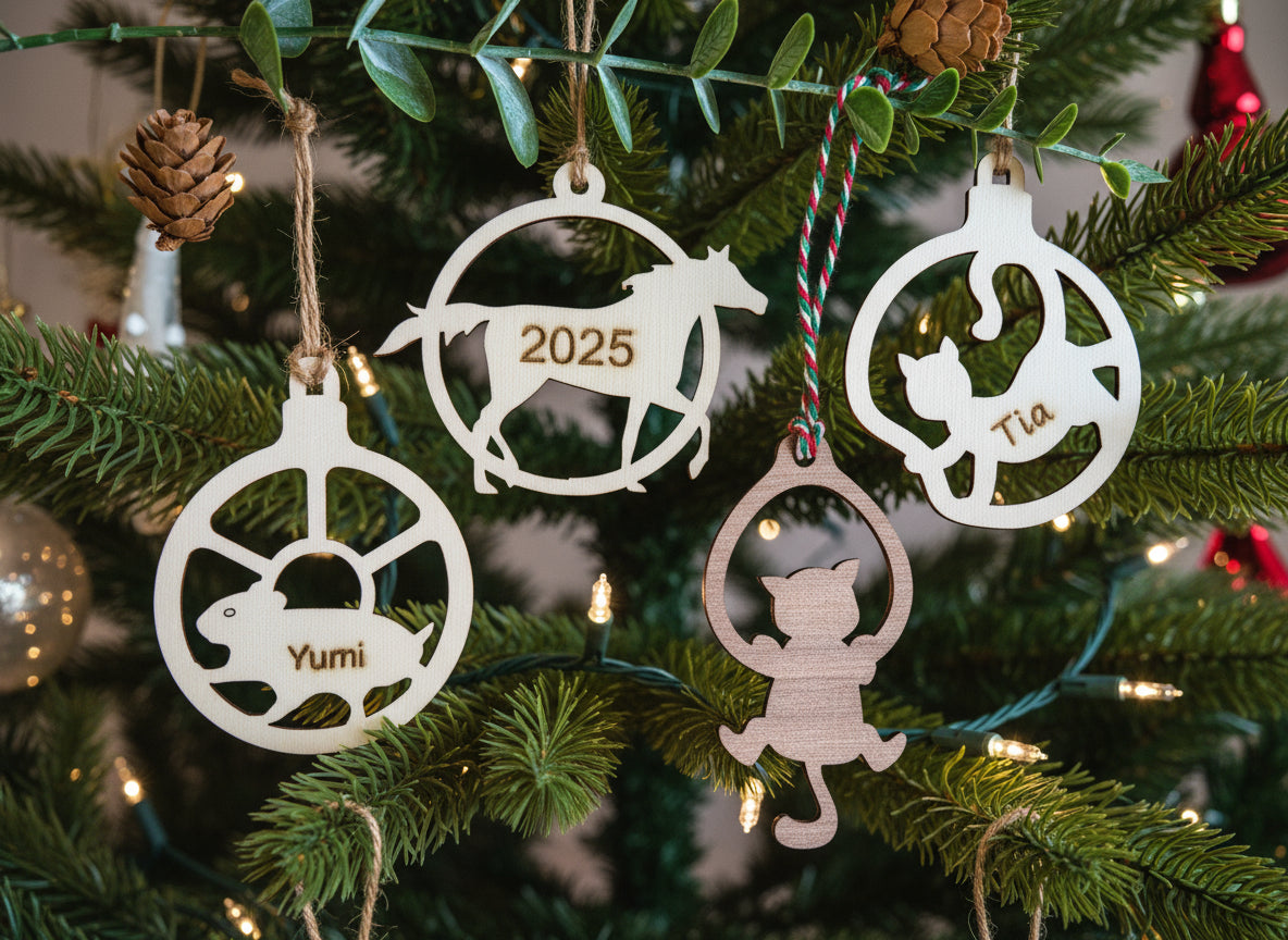 Décoration de Noël animaux