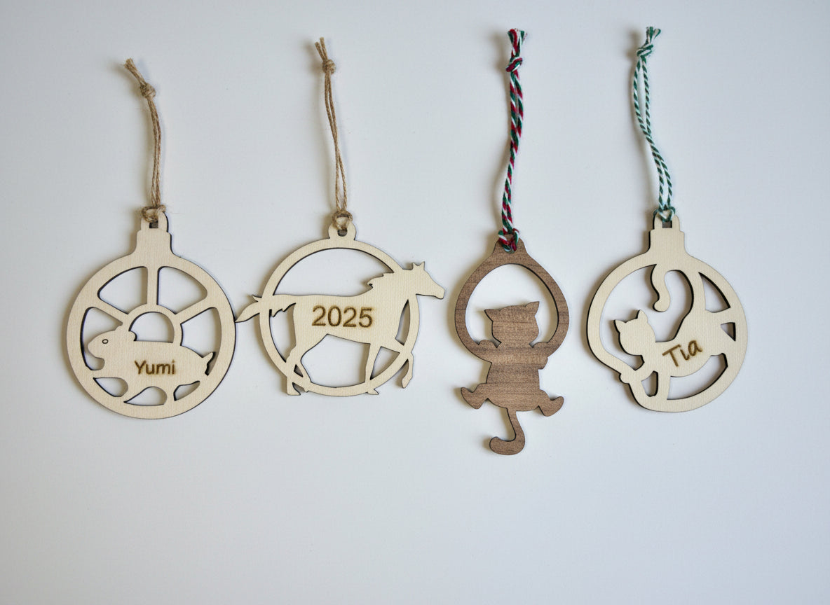 Décoration de Noël animaux