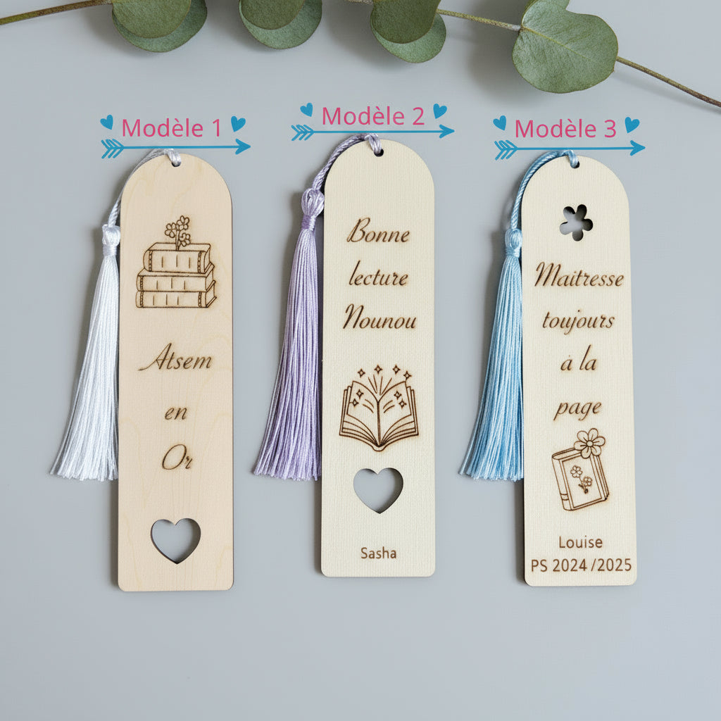 Marque page personnalisée