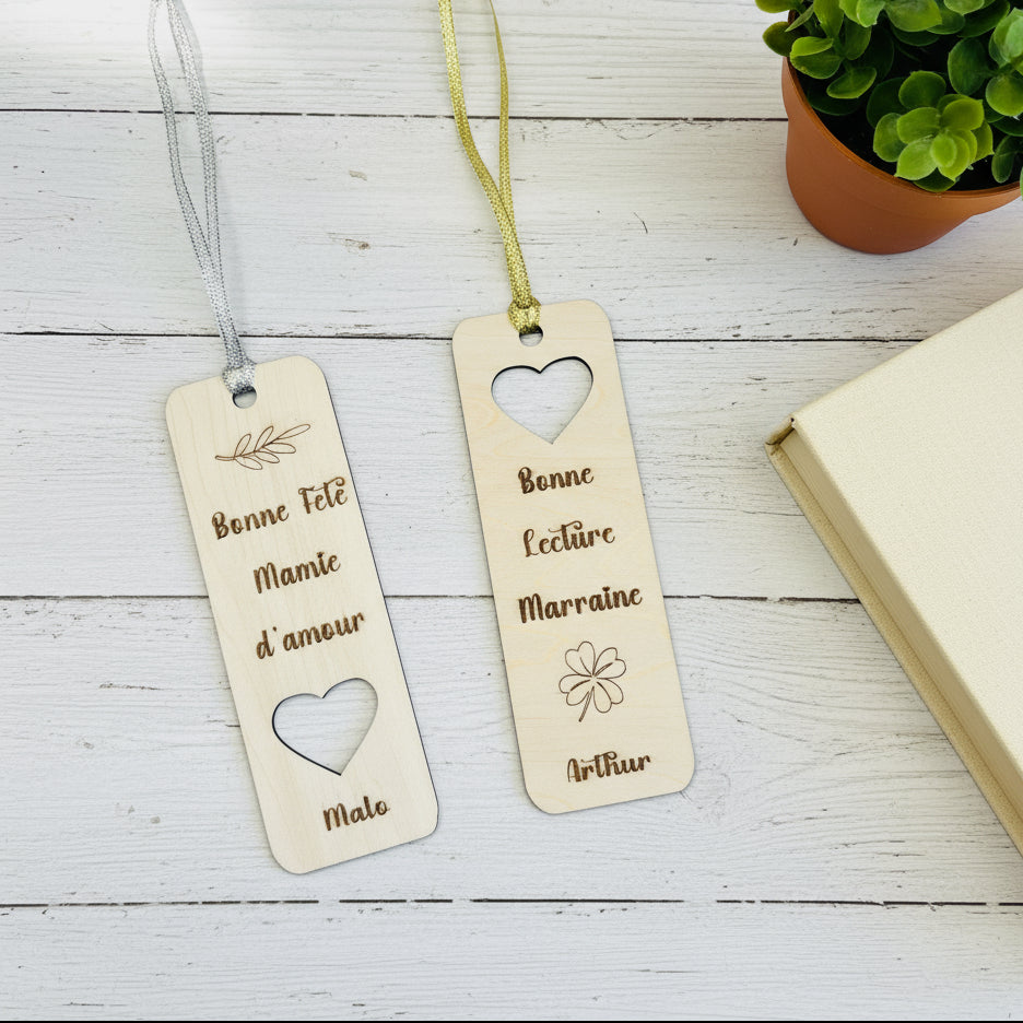 Marque page personnalisée