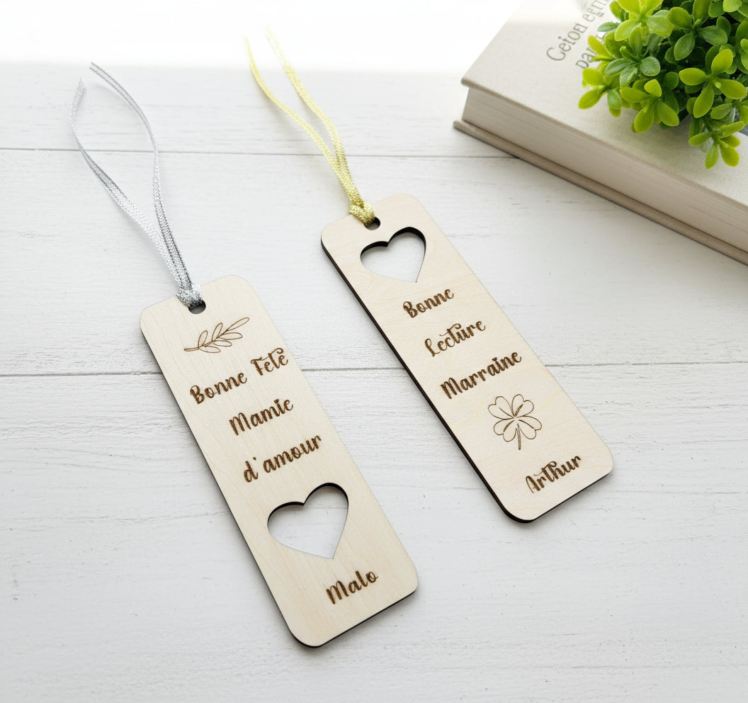 Marque page personnalisée