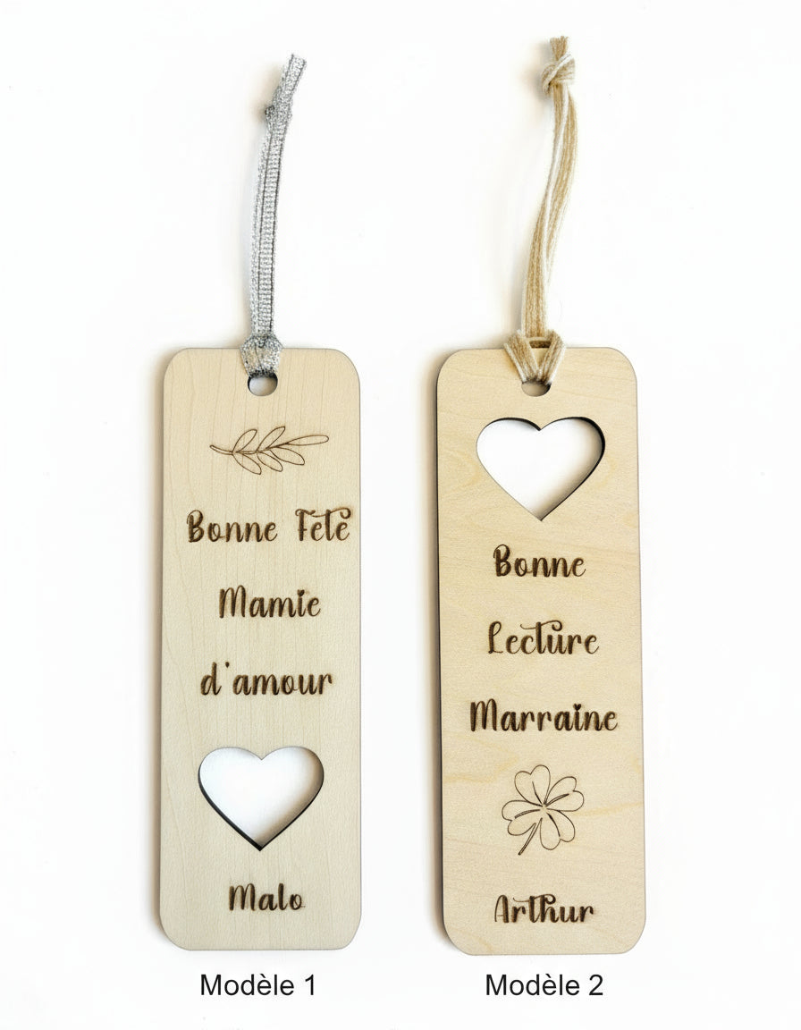 Marque page personnalisée