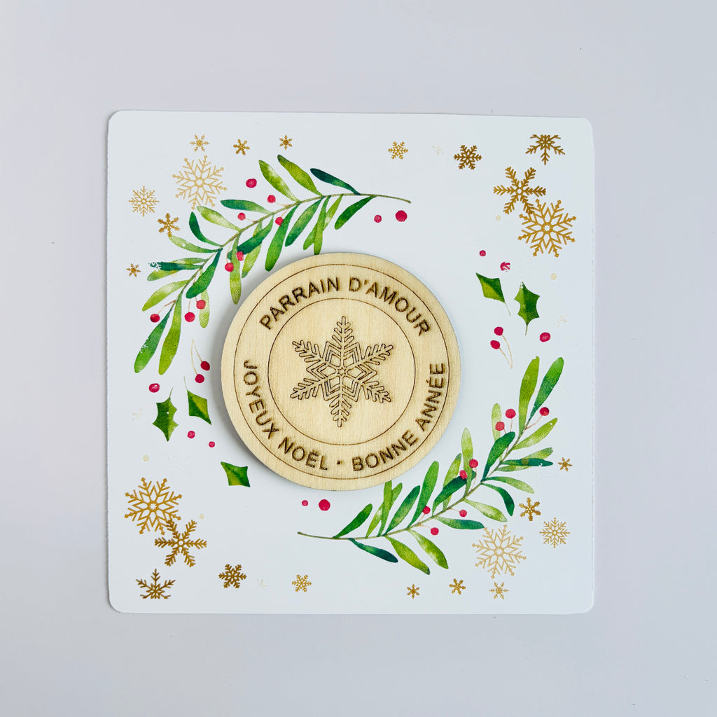 Magnet en bois NOËL