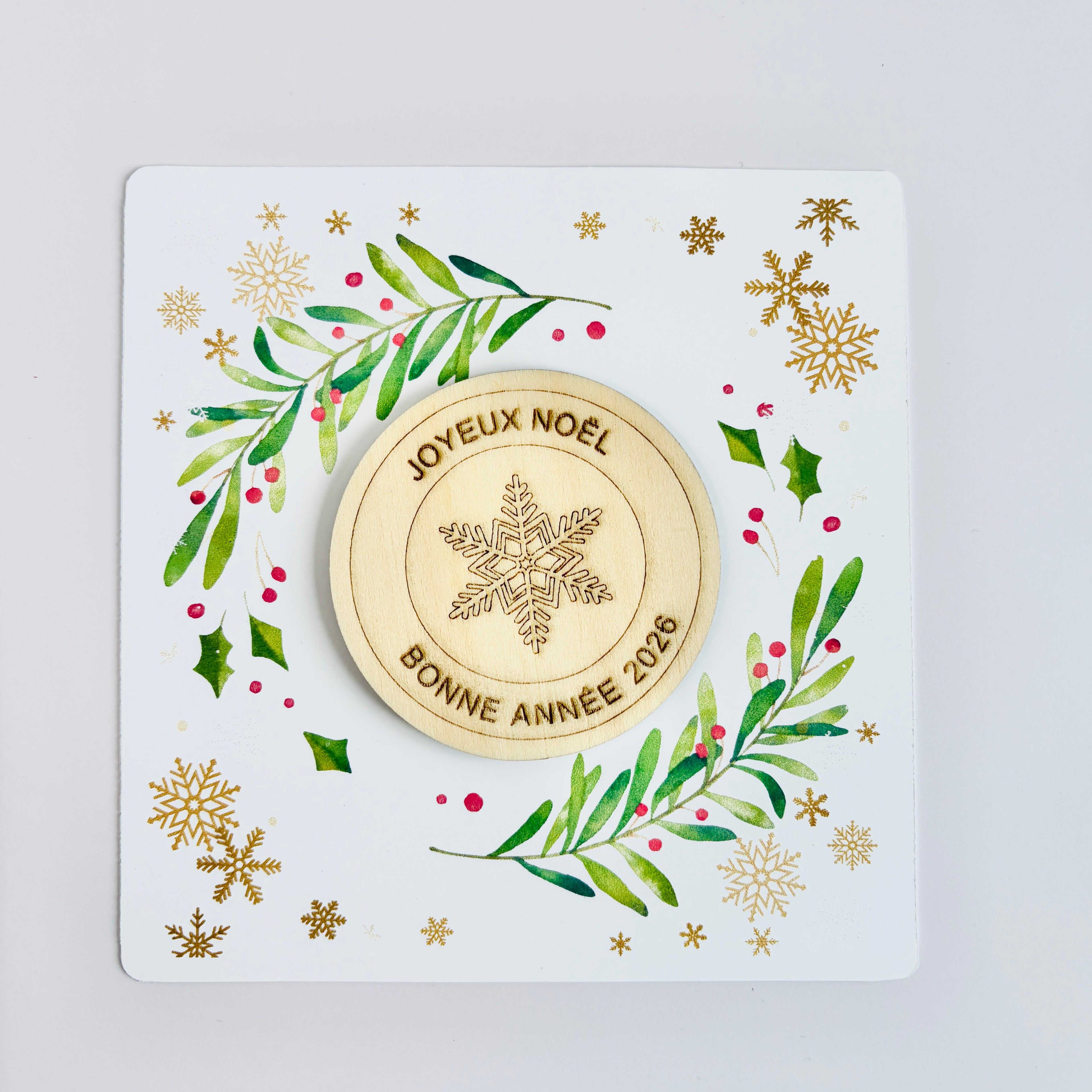 Magnet en bois NOËL
