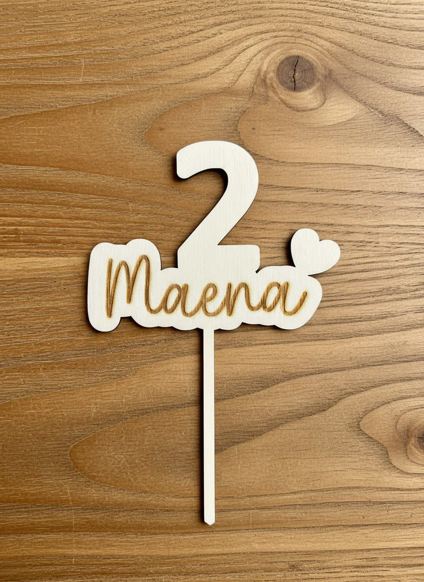 Cake topper personnalisé