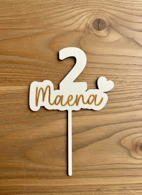 Cake topper personnalisé