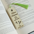 Marque page personnalisée, cadeau maîtresse,nounou,atsem…